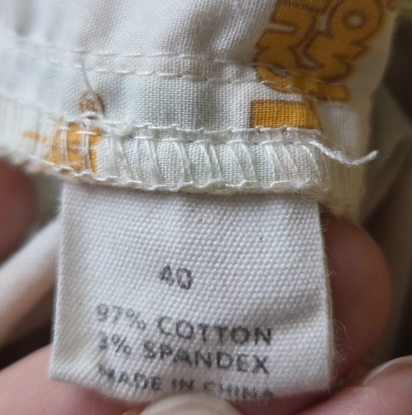 Loudmouth Mens Yellow Golf Wear Shorts Colorful Golfing size 40 *Altered* - Picture 13 of 13